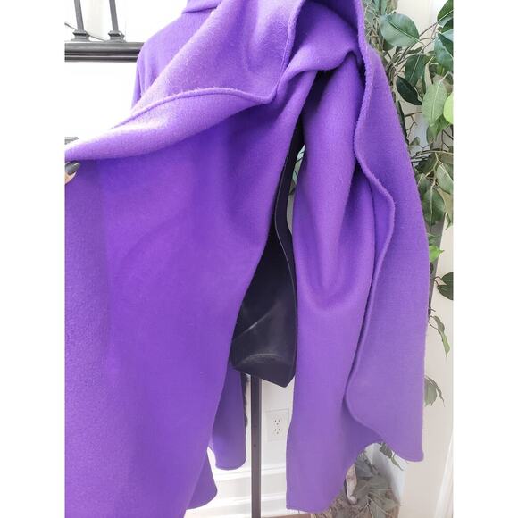 Vintage Kathleen For Sweet Herb Cape Top One Size Purple Hook & Eye Front - Picture 14 of 14